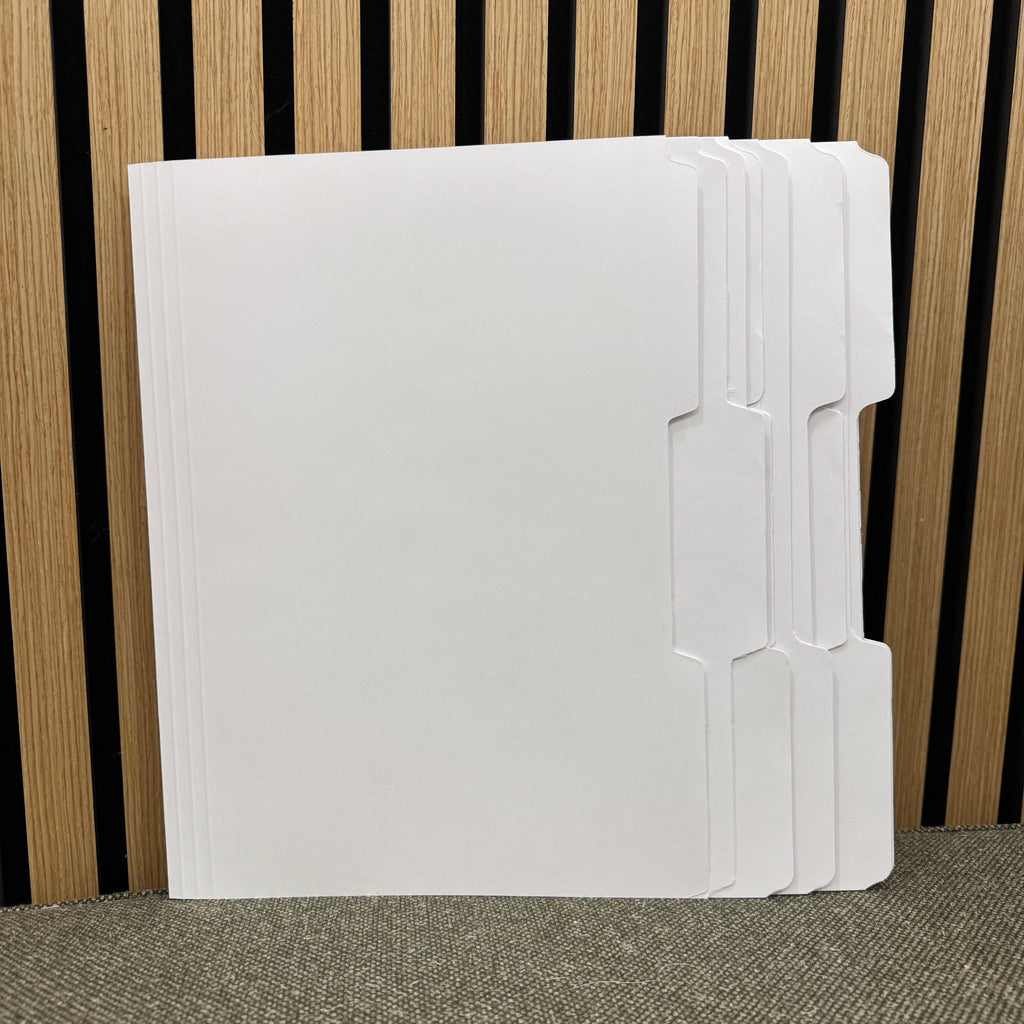 Extra Blank Folders 12 PACK