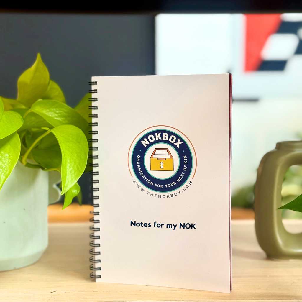Bundle: The Nokbox Companion Password Book & Notes for Your NOK