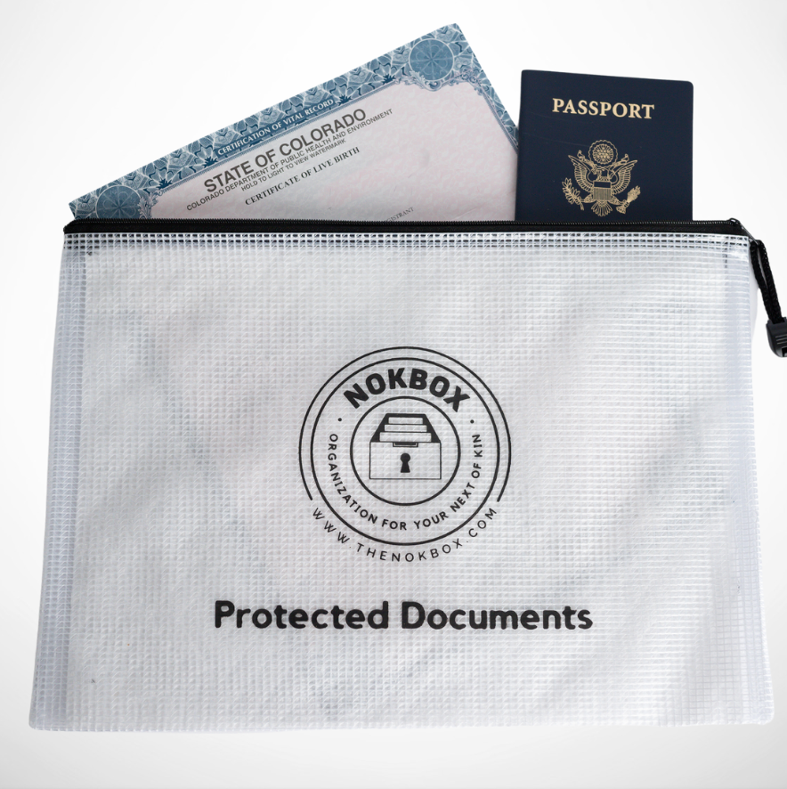 Nokbox Checklist.pdf The Nokbox™ Fireproof | Fire-Resistant Estate Planning Organizer