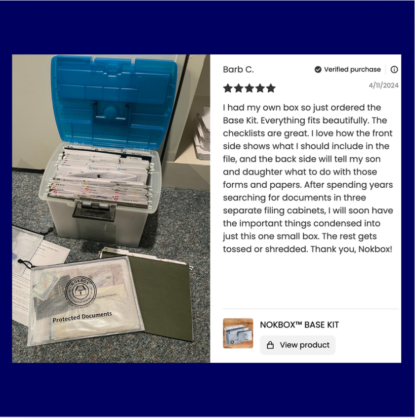 The Nokbox™ Base Kit The Nokbox™ Base Kit