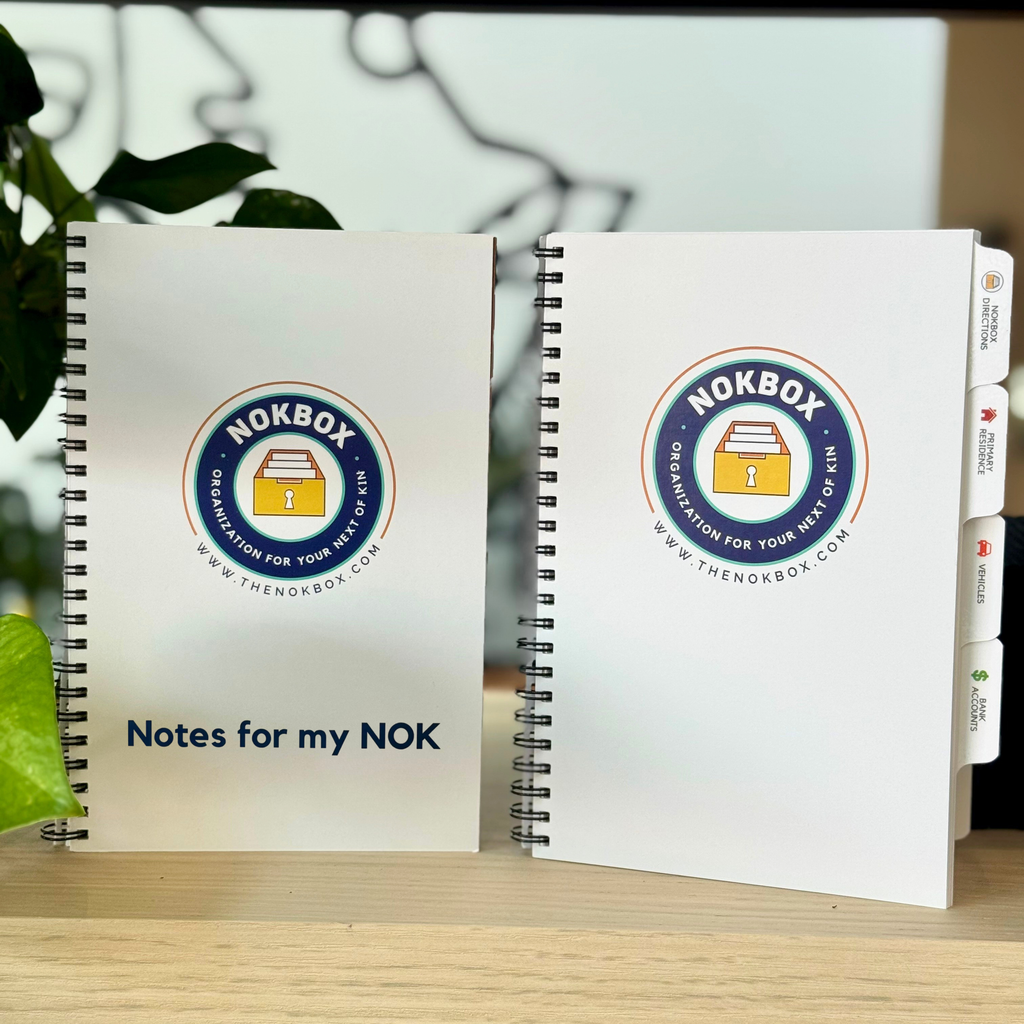 Bundle: The Nokbox Companion Password Book & Notes for Your NOK