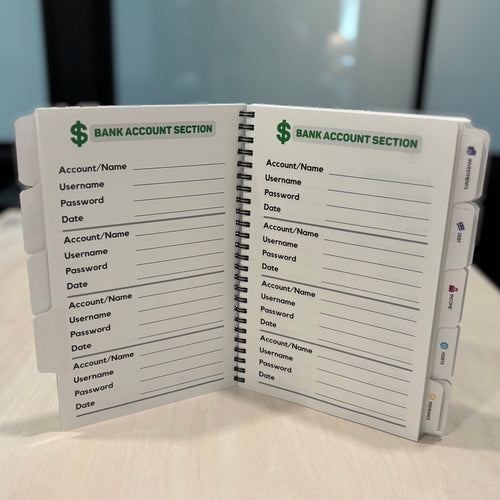 The Nokbox Companion Password Book